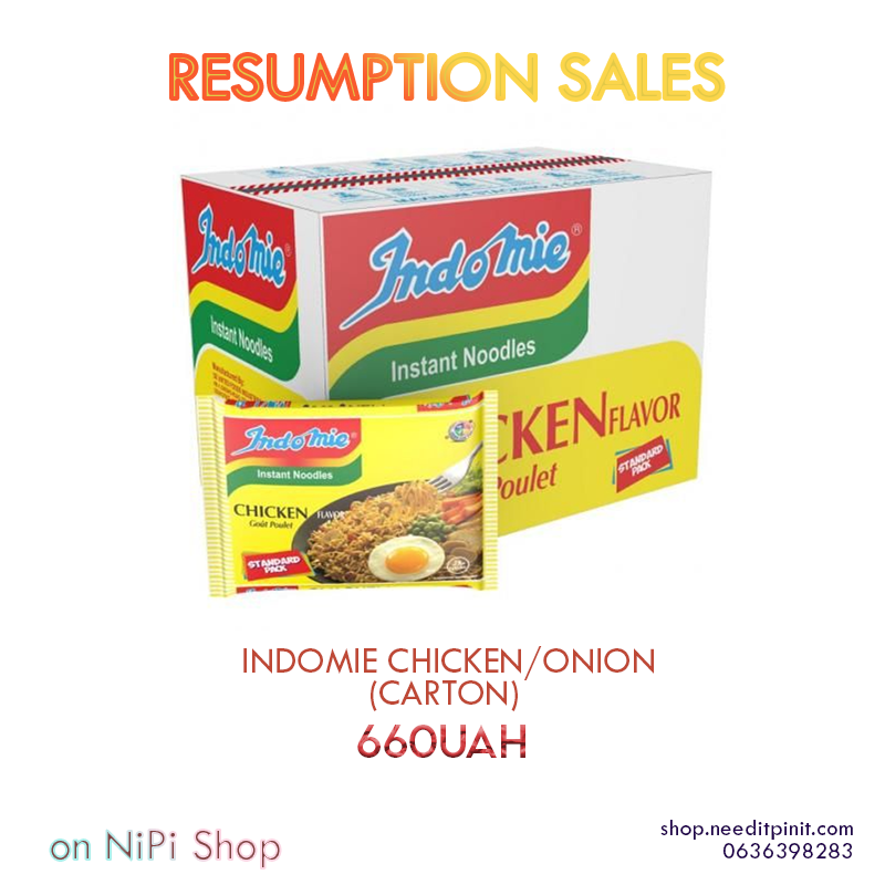 resumption sales indomie